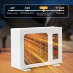 Calentador eléctrico de escritorio de 600W PTC calentamiento rápido ventilador cálido con ahorro de energía, Without Remote Control, With Remote Control - Imagen 4