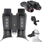 Auriculares de distancia ajustable para pupila, dispositivo de visión nocturna, binoculares digitales 3D HD, telescopio de visión nocturna infrarroja para exteriores, NV8300