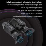 Auriculares de distancia ajustable para pupila, dispositivo de visión nocturna, binoculares digitales 3D HD, telescopio de visión nocturna infrarroja para exteriores, NV8300 - Imagen 4