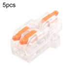 Bloque de terminales de conexión rápida tipo Mini divisor de conexión de cable tipo empuje, D1-2T