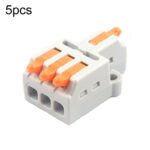Bloque de terminales de conexión rápida tipo Mini divisor de conexión de cable tipo empuje, D1-3