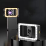 APEXEL Clip multifuncional para teléfono con luz de relleno con interfaz de rosca de 1/4 de pulgada y M17 M37, APL-FL.23 - Imagen 2