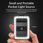 APEXEL Clip multifuncional para teléfono con luz de relleno con interfaz de rosca de 1/4 de pulgada y M17 M37, APL-FL.23 - Imagen 4