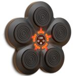 Boxeador electrónico montado en la pared sin perforaciones para el hogar de la máquina de boxeo con música Bluetooth inteligente con luz LED, without Glove