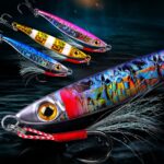 PROBEROS LF126 Plomo de fundición largo, cebo para peces, pesca en mar de agua dulce, señuelos de peces, lentejuelas, 15g - Imagen 2