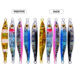 PROBEROS LF126 Plomo de fundición largo, cebo para peces, pesca en mar de agua dulce, señuelos de peces, lentejuelas, 15g - Imagen 3