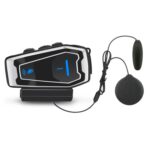 Casco de motocicleta Bluetooth 5.0 Auriculares estéreo de música para ciclismo, V10