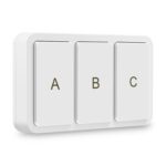 Interruptor inteligente inalámbrico situacional Zigbee Tuya Smart de 3 teclas, YSB33