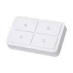 Interruptor inteligente de control remoto situacional de 4 teclas Zigbee Tuya, YSB34