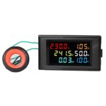 SINOTIMER SPM003 AC LED Voltímetro digital Factores de frecuencia Medidor Monitor de potencia, AC200-450V 100A