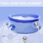 Para reemplazo de bomba de filtro de piscina Intex, 1 Hose 2 Clamps - Imagen 2