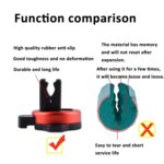 LUYA - Soporte para caña de pescar con clip para cañas de 2 mm a 11 mm - Imagen 4