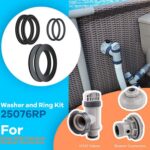 Para válvulas de émbolo de piscina Intex, junta tórica de goma 25076RP, Kit de anillo de arandela, 2pcs 10255 - Imagen 2