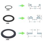 Para válvulas de émbolo de piscina Intex, junta tórica de goma 25076RP, Kit de anillo de arandela, 2pcs 10255 - Imagen 3