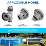 Para válvulas de émbolo de piscina Intex, junta tórica de goma 25076RP, Kit de anillo de arandela, 2pcs 10255 - Imagen 4