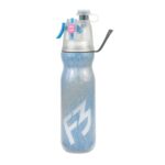 Taza de agua de refrigeración por pulverización para entrenamiento deportivo al aire libre de verano de 470ml, F3 3-layers