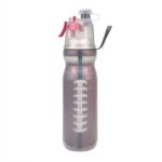 Taza de agua de refrigeración por pulverización para entrenamiento deportivo al aire libre de verano de 470ml, Rugby 3-layers