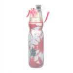 Taza de agua de refrigeración por pulverización para entrenamiento deportivo al aire libre de verano de 470ml, Splash Ink 3-layers