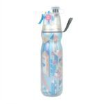 Taza de agua de refrigeración por pulverización para entrenamiento deportivo al aire libre de verano de 470ml, City 3-layers