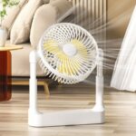 Ventilador de escritorio portátil retráctil USB para el hogar ventilador de techo al aire libre de energía eólica grande, Plug-in Model - Imagen 2