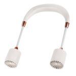Ventilador portátil de cuello colgante con carga USB, ventilador pequeño para exteriores de larga duración
