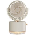 Enfriador de carga USB, ventilador de aire acondicionado, ventilador de refrigeración para escritorio, humidificador oscilante