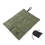 AOTU AT6225, cojín para Picnic portátil, impermeable, a prueba de humedad, cojín para acampar, cojín pequeño plegable grueso para viajes en la playa al aire libre, 8 Fold Army Green