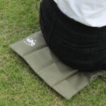 AOTU AT6225, cojín para Picnic portátil, impermeable, a prueba de humedad, cojín para acampar, cojín pequeño plegable grueso para viajes en la playa al aire libre, 8 Fold Army Green - Imagen 2