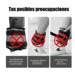 Pulsera de pesas para tobillo y muñeca, anillo de fitness, 1pair 4 lbs - Imagen 4