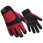 1 par de guantes de montar anticaída transpirables con dedos completos para niños guantes protectores de bicicleta al aire libre, L