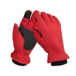 1 par de guantes antideslizantes cálidos de invierno de lana basculante guantes deportivos para montar al aire libre, XS