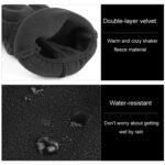 1 par de guantes antideslizantes cálidos de invierno de lana basculante guantes deportivos para montar al aire libre, S - Imagen 4