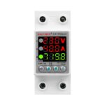 Protector de sobrevoltaje y bajo voltaje Monitor de uso de electricidad Voltímetro de potencia, SINOTIMER SVP-719 40A_N