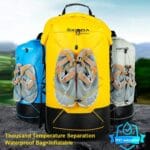 Mochila impermeable IPX7 para rastreo de corrientes de aire libre XINDA XD-BAG19, bolsa de buceo, Blue-16L - Imagen 2