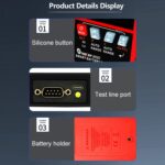 Probador de resistencia interna de batería Probador de batería de litio alcalina de plomo-ácido, IR502 - Imagen 3