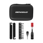 Juego combinado de herramientas de reparación de bicicletas BENGGUO con llave de trinquete para bicicletas de montaña, Set 1
