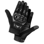 Guantes de protección solar con pantalla táctil antideslizantes para conducción al aire libre en motocicleta, M