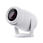 Proyector inteligente HY400 con sistema Android 12.0 Proyector familiar portátil, UK Plug