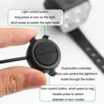 Linterna frontal de alto brillo para andar en bicicleta de noche, Headlight, Horn Light - Imagen 4