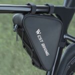 Bolsa triangular para manillar de bicicleta WEST BIKING, bolsa para herramientas y equipamiento de ciclismo - Imagen 2