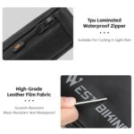 Bolsa triangular para manillar de bicicleta WEST BIKING, bolsa para herramientas y equipamiento de ciclismo - Imagen 4