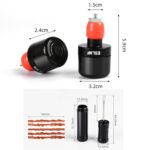 ESLNF Luz LED para manillar de bicicleta, luz de giro para bicicleta, luz de ciclismo, lámpara indicadora de advertencia de seguridad a prueba de agua, Normal, With Tools - Imagen 3