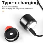 ESLNF Luz LED para manillar de bicicleta, luz de giro para bicicleta, luz de ciclismo, lámpara indicadora de advertencia de seguridad a prueba de agua, Normal, With Tools - Imagen 4