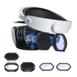 DEVASO - Funda protectora antiarañazos para gafas magnéticas 6 en 1 para PlayStation VR 2