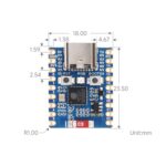 Placa de desarrollo de procesador dual Waveshare ESP32-C6 Mini WiFi 6 y Bluetooth 5, Zero-M - Imagen 4