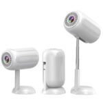 Miniproyector TS-6 con Android 11, WiFi6, 4K, con elevación oculta y cardán, UK Plug