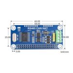 Módulo de bus CAN HAT SPI RS485 para Raspberry Pi Waveshare 14882 - Imagen 3