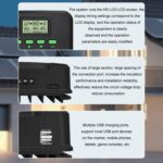 Controlador de carga solar inteligente MPPT de 12 V/24 V, CM-D20 - Imagen 4