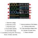 Comprobador automático de resistencia interna de carga y descarga de capacidad de batería de litio 18650 - Imagen 3
