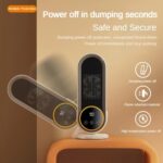 Calentador eléctrico inteligente de escritorio con calefacción de cerámica PTC E68S de 1200 W, EU Plug - Imagen 4